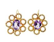 Vintage Amethyst Earrings