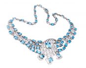 Vintage Aquamarine Necklace