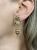 Vintage Citrine and Coral Drop 18kt Earrings