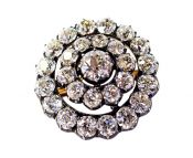 Vintage Diamond Brooch and Pendant