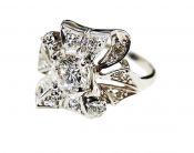 Vintage Diamond Cluster Ring
