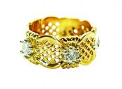 Vintage Diamond Lace Eternity Band