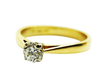 Vintage Diamond Solitaire Ring