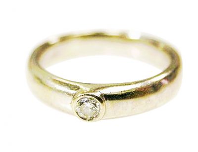 Vintage Diamond Solitaire Ring