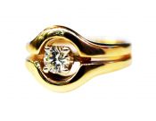 Vintage Diamond Solitaire Ring