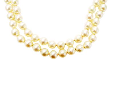 Vintage Double Strand Pearl Necklace