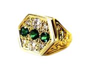 Vintage Emerald and Diamond Ring