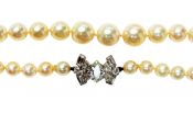 Vintage Graduated Cultured Pearl Necklace