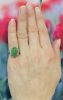  Vintage Jade and Diamond Ring