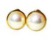 Vintage Mabe Pearl Earrings