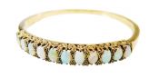 Vintage Opal and Diamond Bracelet