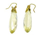Vintage Prasiolite Earrings