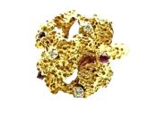 Vintage Ruby and Diamond Ring