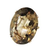 Vintage Smoky Quartz Ring
