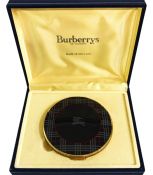 Vintage Burberry Compact, circa 1980-90s.