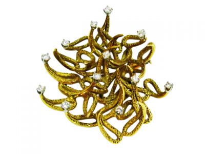 Vintage Diamond Brooch