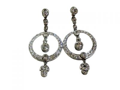Vintage Diamond Earrings