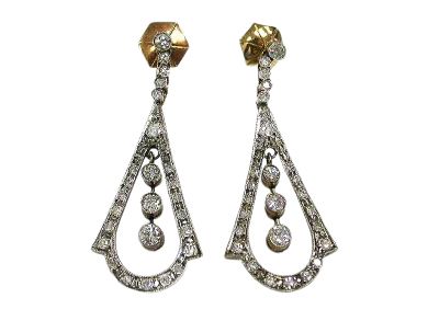 Vintage Diamond Earrings