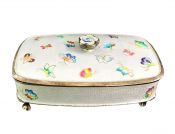 Vintage Enamel Silver Box