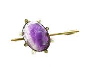 Amethyst Cameo