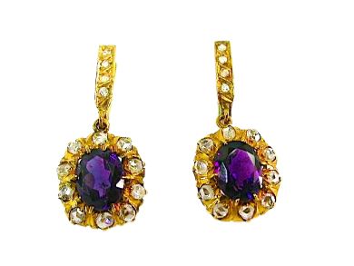 Amethyst Drop Earrings
