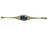 Antique Bar Brooch