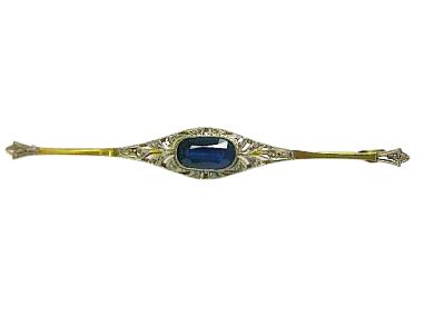 Antique Bar Brooch