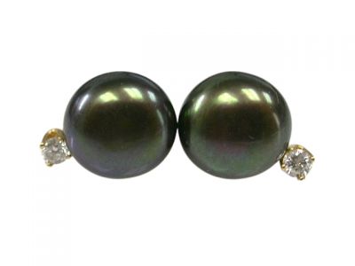 Black Pearl Earrings