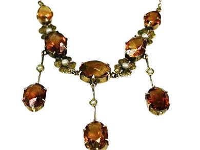 Citrine Lavalier