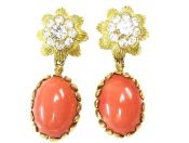 Coral Earrings