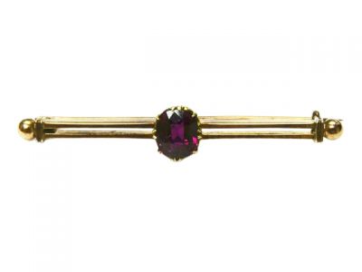 Garnet Bar Pin