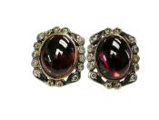 Garnet Studs