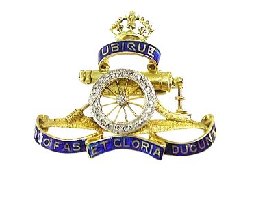 Vintage Military Brooch