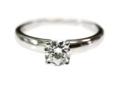 Modern Diamond Solitaire Engagement Ring