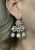 Vintage Inspired Pearl and Emerald Chandelier Earrings