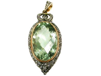 Prasiolite Pendant