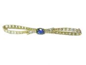 Sapphire Bow Brooch
