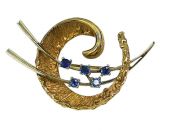 Sapphire Brooch