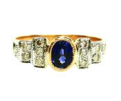 Vintage Sapphire and Diamond Ring