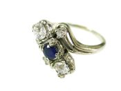 Vintage Sapphire and Diamond Ring