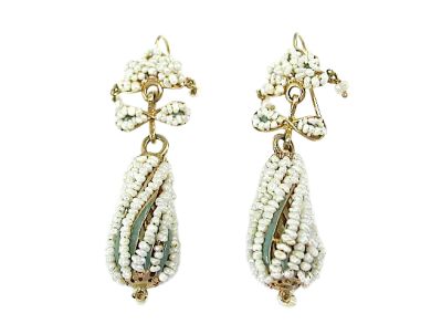 Seed Pearl Earrings