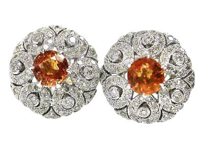 Spessartite Garnet Earrings