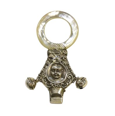 Sterling Silver Baby Rattle