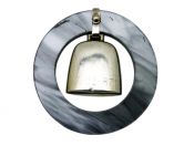 Sterling and Mother-of-Pearl-Style Baby Rattle