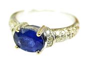 Vintage Sapphire and Diamond Ring
