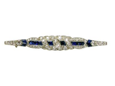 Vintage Sapphire Brooch