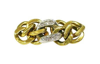 Cartier Vintage Yellow And White Gold Diamond Ring