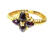 Vintage Diamond and Garnet Bracelet