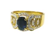 Vintage Sapphire and Diamond Ring