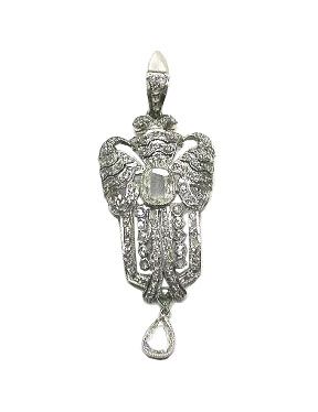 Art Deco Style Diamond Pendant